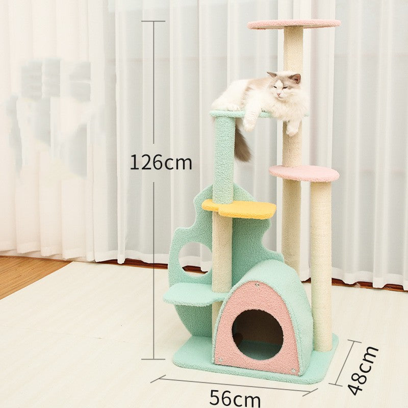 Multilevel Katzenbaum – Kratzbaum mit Höhle