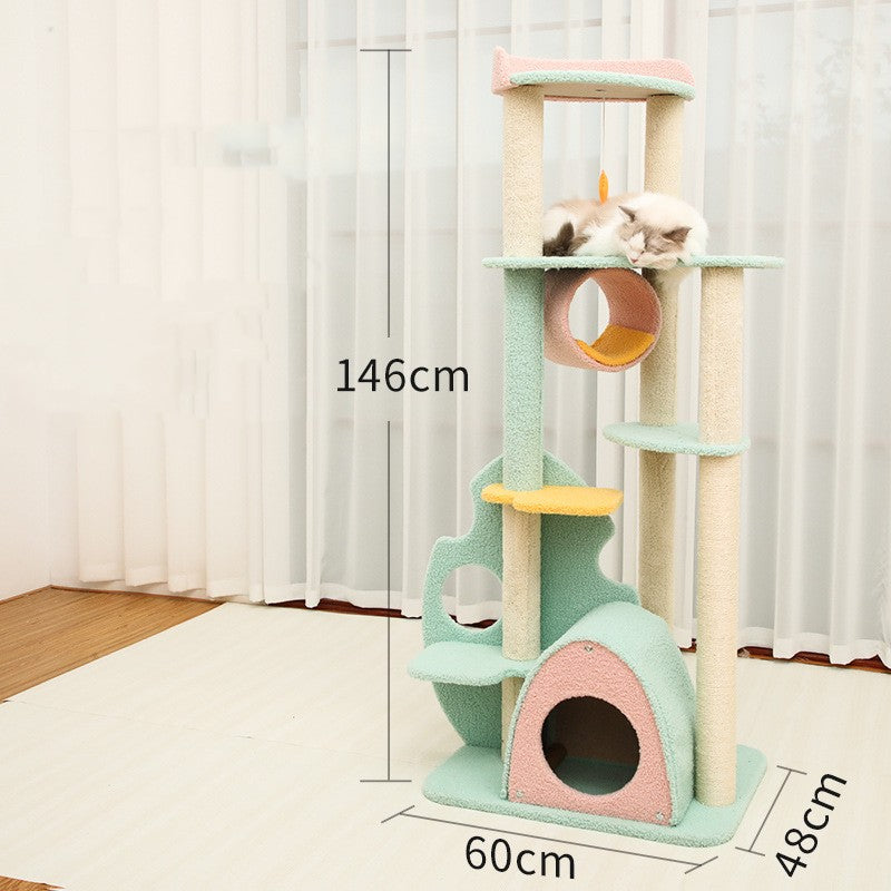 Multilevel Katzenbaum – Kratzbaum mit Höhle