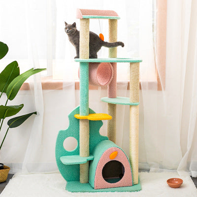 Multilevel Katzenbaum – Kratzbaum mit Höhle