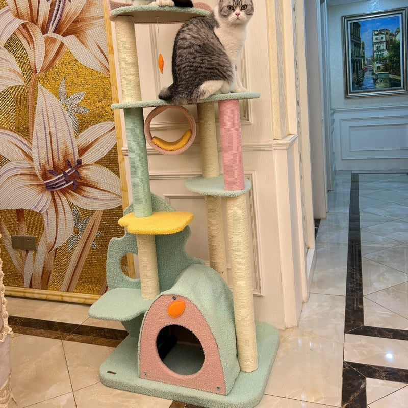 Multilevel Katzenbaum – Kratzbaum mit Höhle